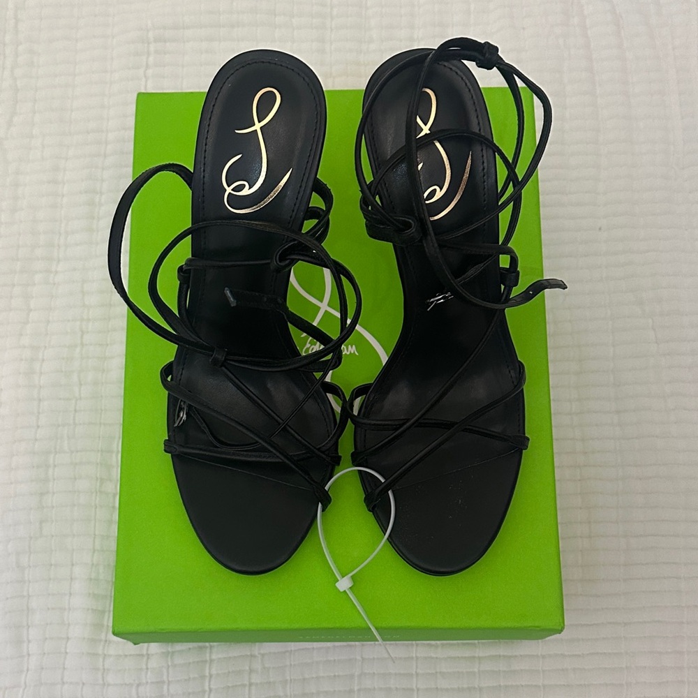 Stylish Black Strappy Sandals